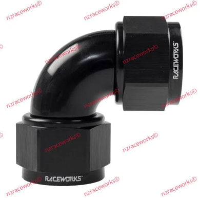 RACEWORKS TO SWIVEL AN-16 90 DEG | RWF-133-16BK-NZRACEWORKS-Autoignite NZ