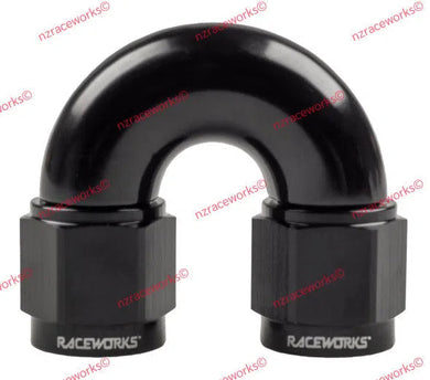 RACEWORKS TO SWIVEL AN-8 180 DEG | RWF-136-08BK-NZRACEWORKS-Autoignite NZ