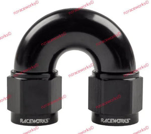 RACEWORKS TO SWIVEL AN-8 180 DEG | RWF-136-08BK-NZRACEWORKS-Autoignite NZ