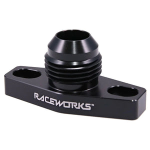 RACEWORKS TURBO DRAIN ADAPTER AN-10 MALE UNIVERSAL 38-44MM SLOTTED | RWF-465-01BK-NZRACEWORKS-Autoignite NZ