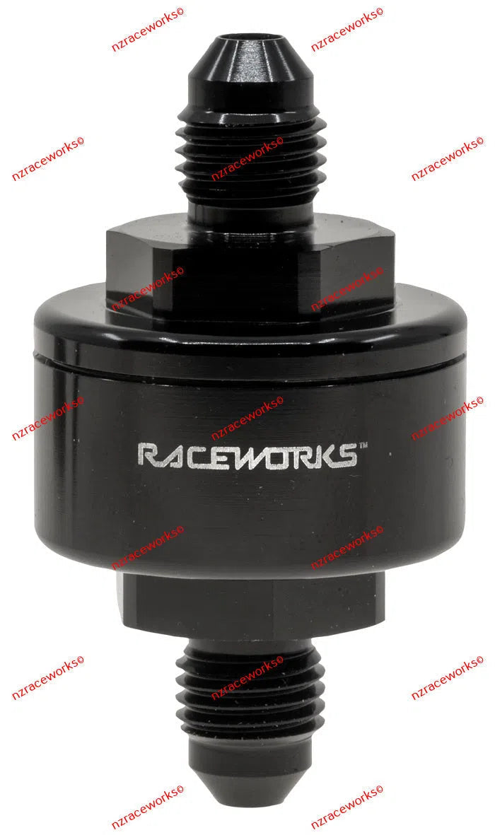RACEWORKS TURBO OIL FEED FILTER ALY-183BK | ALY-183BK-NZRACEWORKS-Autoignite NZ