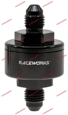 RACEWORKS TURBO OIL FEED FILTER ALY-183BK | ALY-183BK