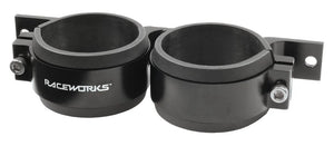RACEWORKS TWIN FUEL PUMP BRACKET 60MM BLACK | ALY-003BK-NZRACEWORKS-Autoignite NZ
