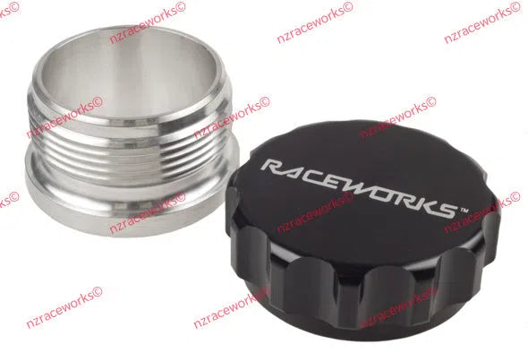 RACEWORKS WELD ON ALUMINIUM FILLER W CAP 1.5IN | RWF-460-24-ABK-NZRACEWORKS-Autoignite NZ