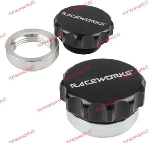RACEWORKS WELD ON ALUMINIUM FILLER WITH BLACK CAP-NZRACEWORKS-Autoignite NZ