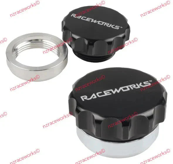RACEWORKS WELD ON ALUMINIUM FILLER WITH BLACK CAP-NZRACEWORKS-Autoignite NZ