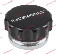 Load image into Gallery viewer, RACEWORKS WELD ON ALUMINUM FILLER WITH BLACK FEMALE CAP 2.5IN | RWF-460-40-ABK-NZRACEWORKS-Autoignite NZ
