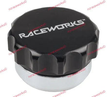 Load image into Gallery viewer, RACEWORKS WELD ON ALUMINUM FILLER WITH BLACK MALE CAP 3.0IN | RWF-461-48-ABK-NZRACEWORKS-Autoignite NZ
