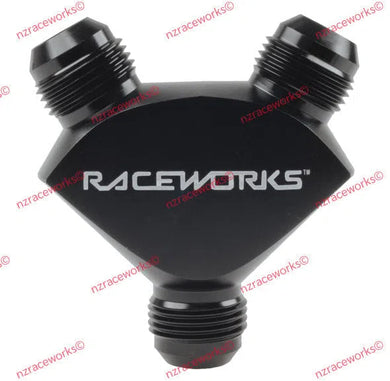 RACEWORKS Y BLOCK FLARE AN THREAD 3 X AN-16 | RWF-930-16-16BK-NZRACEWORKS-Autoignite NZ