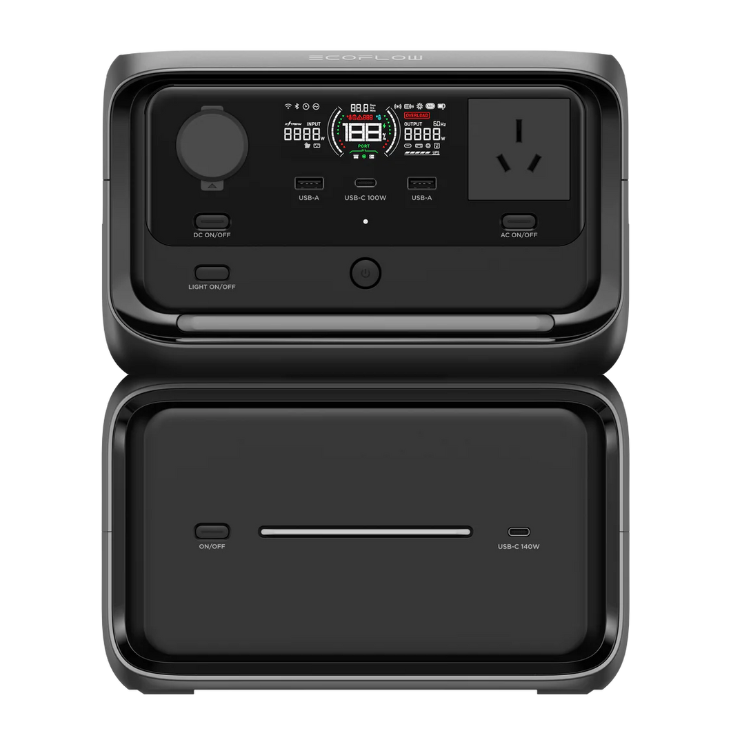 RIVER 3 MAX PLUS PORTABLE POWER STATION 600W / 858Wh