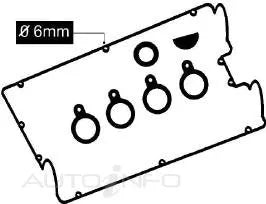 ROCKER COVER GASKET KIT MITS4G61 63 63T 64 67-PERMASEAL-Autoignite NZ