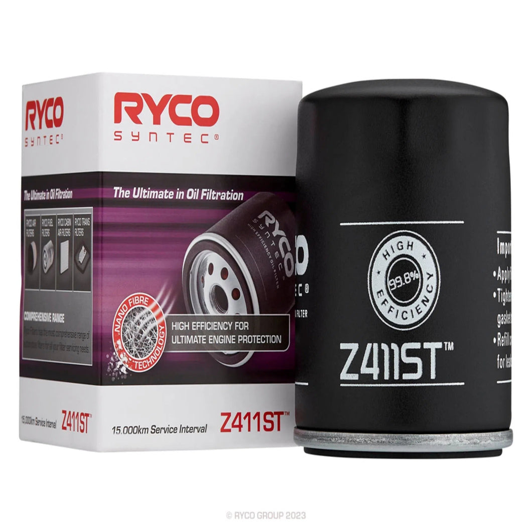 RYCO SYNTEC OIL FILTER | Z411ST-RYCO-Autoignite NZ