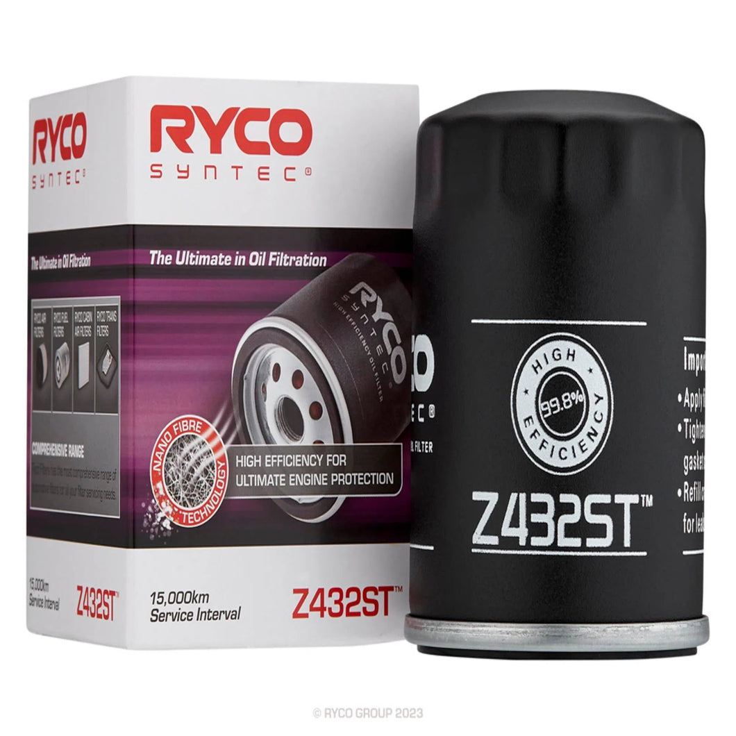RYCO SYNTEC OIL FILTER | Z432ST-RYCO-Autoignite NZ