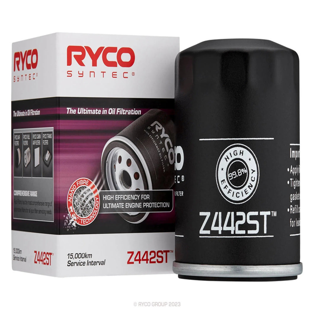 RYCO SYNTEC OIL FILTER | Z442ST-RYCO-Autoignite NZ