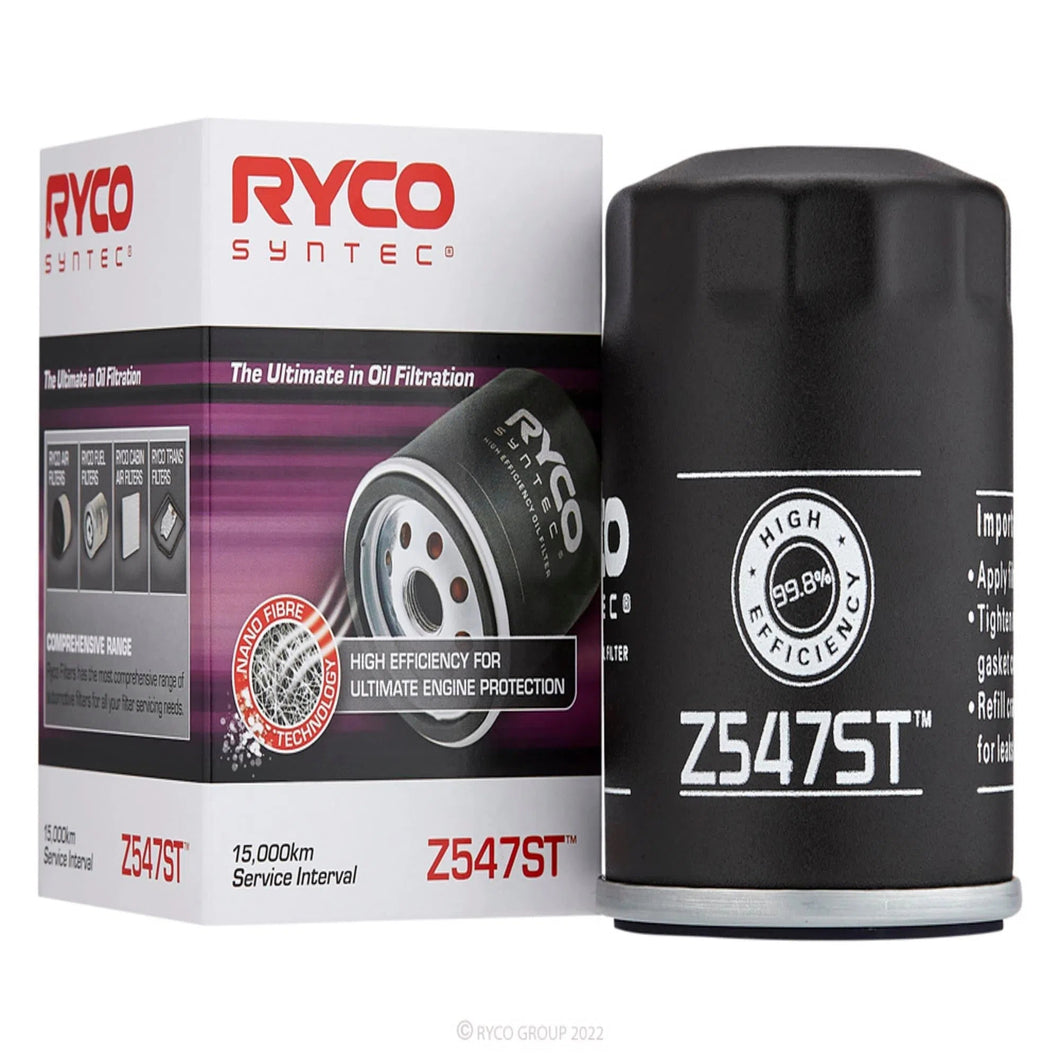 RYCO SYNTEC OIL FILTER | Z547ST