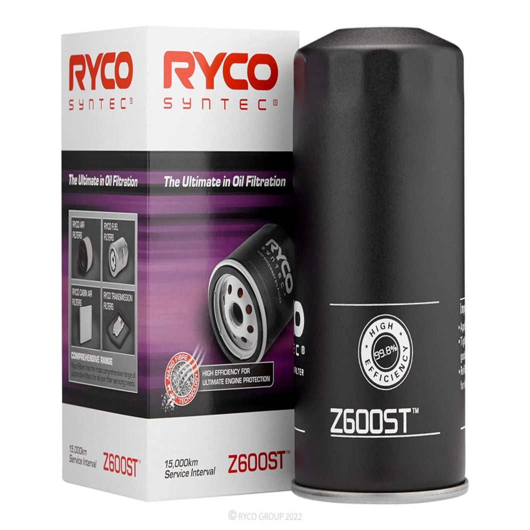 RYCO SYNTEC OIL FILTER | Z600ST-RYCO-Autoignite NZ