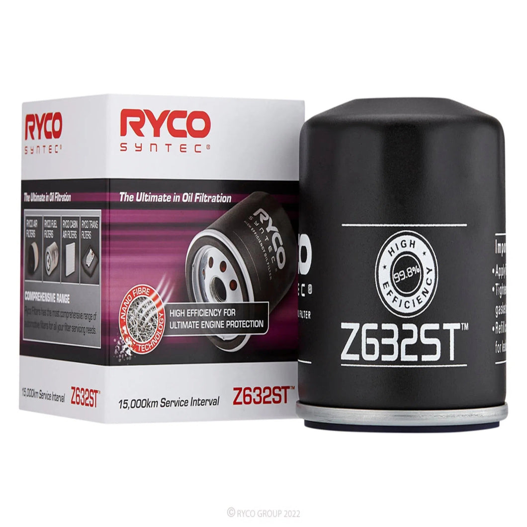 RYCO SYNTEC OIL FILTER | Z632ST-RYCO-Autoignite NZ
