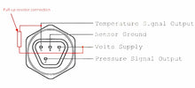 Load image into Gallery viewer, BOSCH PRESSURE &amp; TEMPERATURE SENSOR | 0 261 544 01F

