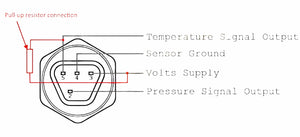 BOSCH PRESSURE & TEMPERATURE SENSOR | 0 261 544 01F