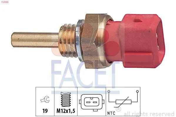 TEMPERATURE SENSOR NISSAN 22630-51E02 | 7.3155-AUTO AGENCIES-Autoignite NZ
