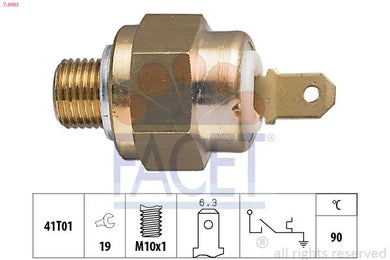 TEMPERATURE SWITCH 90DEG | 7.4093-AUTO AGENCIES-Autoignite NZ