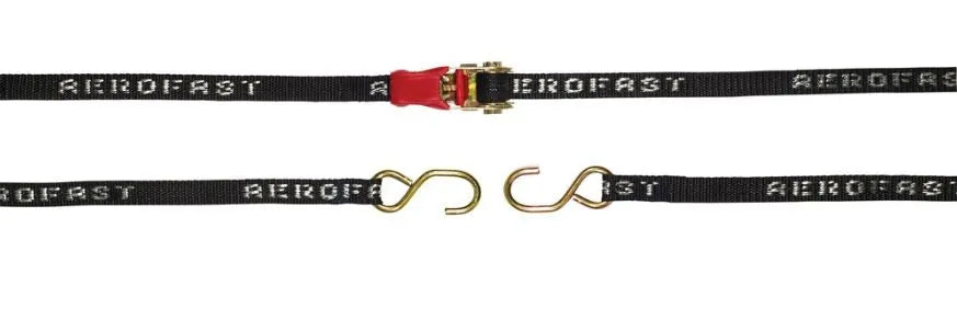 Twin Pack Fastlock Ratchet Tiedowns 25mm x 4m | 500kg's-AEROFAST-Autoignite NZ