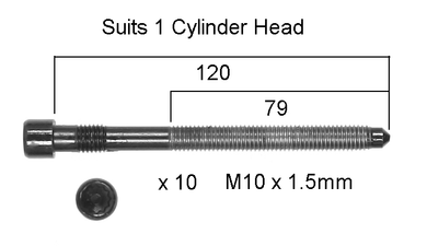 HEAD BOLT SET AUDI BAS BAT BBK-PERMASEAL-Autoignite NZ