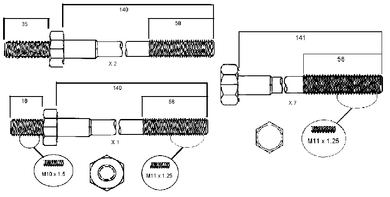 HEAD BOLT SET OPEL C20LE-PERMASEAL-Autoignite NZ