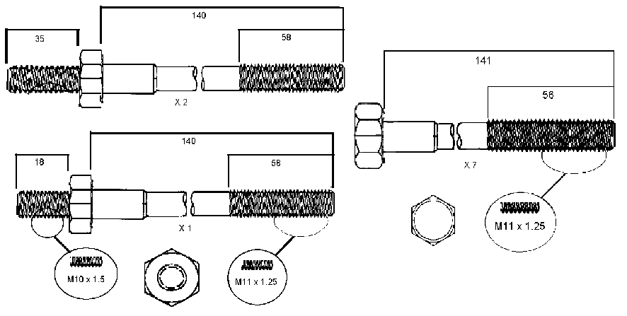 HEAD BOLT SET OPEL C20LE-PERMASEAL-Autoignite NZ