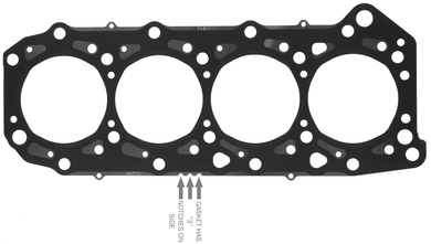 HEAD GASKET SET NISSAN ZD30DDTI 0.75MM-PERMASEAL-Autoignite NZ