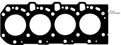 HEAD GASKET SET TOYOTA 2KD-FTV T=1.00-PERMASEAL-Autoignite NZ