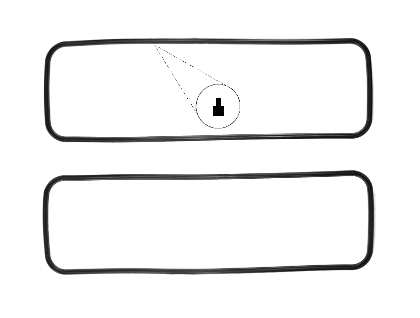 ROCKER COVER GASKET KIT CHEVROLET L35 (PAIR)-PERMASEAL-Autoignite NZ