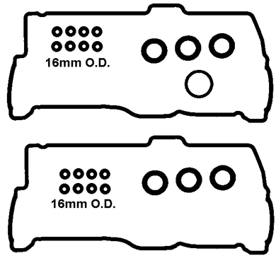 ROCKER COVER GASKET KIT TOYOTA 3VZ-FE LH & RH-PERMASEAL-Autoignite NZ