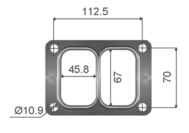TURBO FLANGE TV GT42 GT51-PERMASEAL-Autoignite NZ