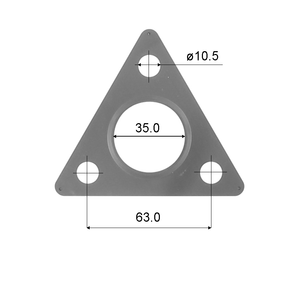 TURBOCHARGER INLET GASKET MITSUBISHI 4M40-PERMASEAL-Autoignite NZ