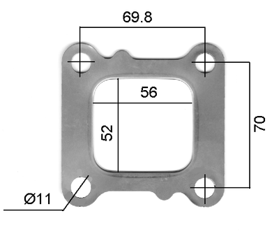 TURBOCHARGER INLET GASKET TOYOTA 2L-TE-PERMASEAL-Autoignite NZ