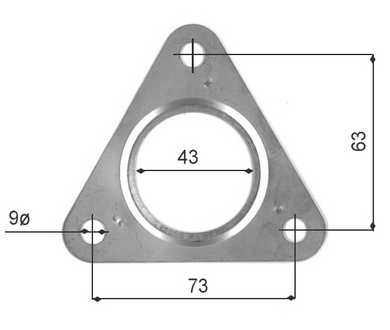 TURBOCHARGER OUTLET GASKET ISUZU 4JX1T-PERMASEAL-Autoignite NZ