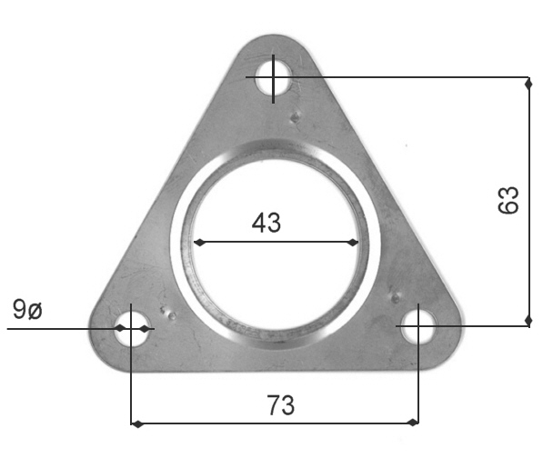 TURBOCHARGER OUTLET GASKET ISUZU 4JX1T-PERMASEAL-Autoignite NZ
