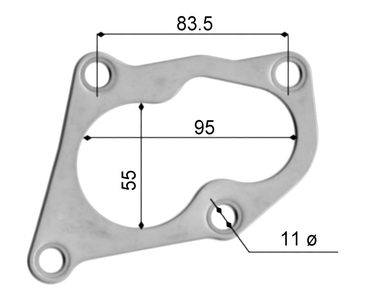 TURBOCHARGER OUTLET GASKET MITSUBISHI 4G93 | TUR056-PERMASEAL-Autoignite NZ