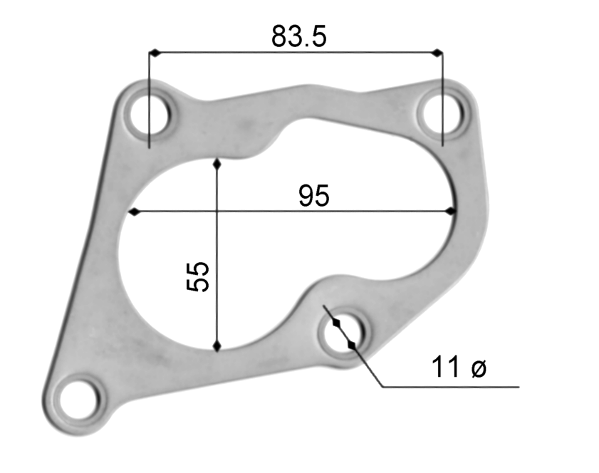 TURBOCHARGER OUTLET GASKET MITSUBISHI 4G93 | TUR056-PERMASEAL-Autoignite NZ
