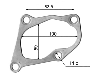 TURBOCHARGER OUTLET GASKET MITSUBISHI 4G93 | TUR058-PERMASEAL-Autoignite NZ