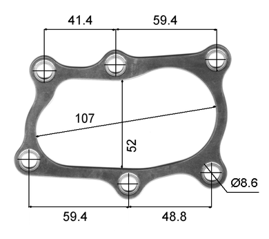 TURBOCHARGER OUTLET GASKET NISSAN RB25DET | TUR015-PERMASEAL-Autoignite NZ