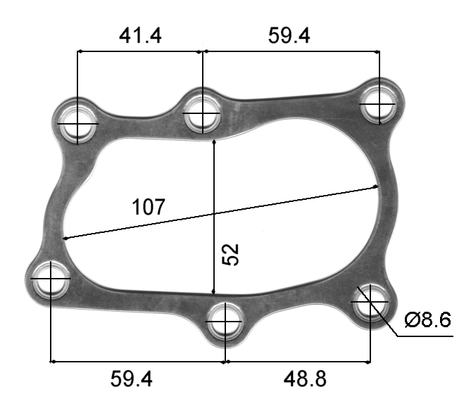 TURBOCHARGER OUTLET GASKET NISSAN RB25DET | TUR015-PERMASEAL-Autoignite NZ