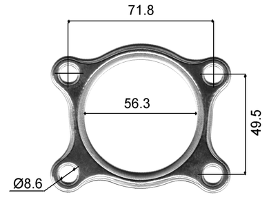 TURBOCHARGER OUTLET GASKET NISSAN RB25DET | TUR028-PERMASEAL-Autoignite NZ