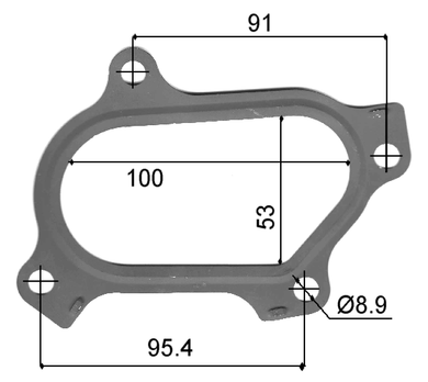 TURBOCHARGER OUTLET GASKET TOYOTA 1KZ-TE-PERMASEAL-Autoignite NZ